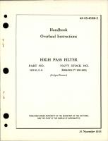 Overhaul Instructions for High Pass Filter - Part 16516-2-A