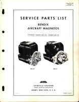 Service Parts List for Bendix Aircraft Magnetos S6R(L)N-20 and S6R(L)N-21