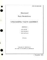 Overhaul Instructions for Unloading Valve Assembly Models AA-34540, AA-34554