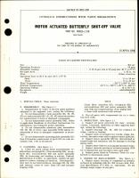 Overhaul Instructions with Parts Breakdown for Motor Actuated Butterfly Shut-Off Valve - Part WB016-1 3/8