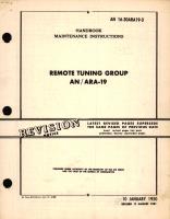 Maintenance Instructions for Remote Tuning Group AN/ARA-19