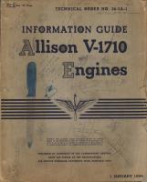 Information Guide for Allison V-1710 E and F Engines