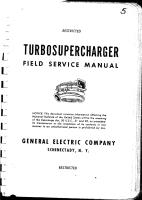 Turbocharger Field Service Manual