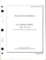 Illustrated Parts Breakdown for DC Power Supply - Part P515A