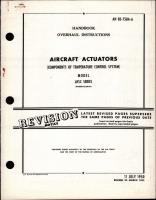 Overhaul Instructions for Aircraft Actuators - Model AYLC Series 