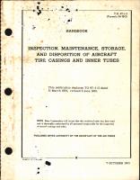 Inspection, Maintenance, Storage, and Disposition of Aircraft Tire Casings and Inner Tubes
