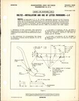 Installation and Use of Litter Provisions for L-5