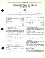 Overhaul Instructions with Parts Breakdown for Valve, Balanced Relief 52-35