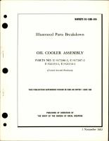 Illustrated Parts Breakdown for Oil Cooler Assembly - Parts U-517286-2, U-517287-2, U-521133-1 and U-521134-1