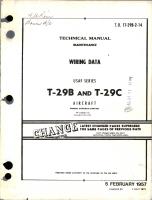Maintenance for Wiring Data - T-29B and T-29C 