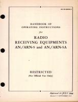 Operation Instructions for Radio Receiving Equipments AN/ARN-5 and AN/ARN-5A