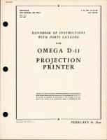 Handbook of Instructions with Parts Catalog for Omega D-11 Projection Printer