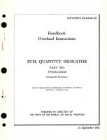 Overhaul Instructions for Fuel Quantity Indicator Part No. 393004-01648