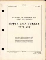 Operation and Service Instructions for Upper Gun Turret Type A9B