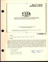 Supplement to T-33A,TV-2 Flight Handbook