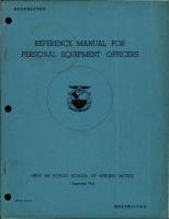 Reference Manual for Personal Equipment Officers