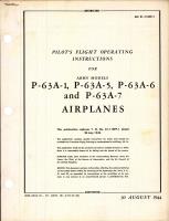 Pilot's Flight Operating Instructions for P-63