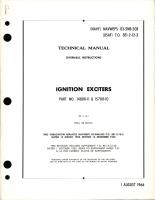 Overhaul Instructions for Ignition Exciters - Parts 14800-11 and 15700-10 