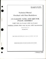 Overhaul with Parts for 370 Gallon Tank and Ejector Pylon Assembly - Parts 26-370-4843 and 26-370-4845