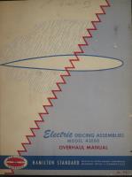 Overhaul Manual for Hamilton Standard Model 43E60 Electric Deicing Assemblies