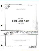 Parts Catalog for P-51D and P-51K Aircraft