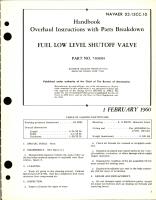 Overhaul Instructions with Parts Breakdown for Fuel Low Level Shutoff Valve - Part 7-101014