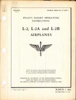 Pilot's Flight Operating Instructions for L-2, L-2A & L-2B Airplanes