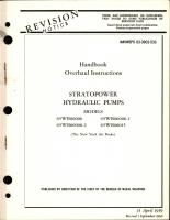 Overhaul Instructions for Stratopower Hydraulic Pumps
