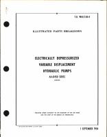 Illustrated Parts Breakdown for Electrically Depressurized Variable Displacement Hydraulic Pumps AA-61450 Series