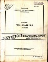 Erection and Maintenance Instructions for P-51D, P-51K, and P-51M