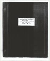 Report 198, Bill of Materials, Radio and Electrical Equipment, DGA-15