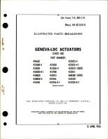 Illustrated Parts Breakdown for Geneva-Loc Actuators - Series 108