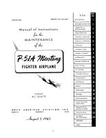 Manual of Instructions for the Maintenance of the P-51A