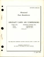 Illustrated Parts Breakdown for Cabin Air Compressors - Parts 57970 and 57970-1