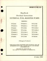 Overhaul Instructions for External Fuel Booster Pumps