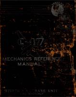 Mechanics Reference Manual for C-47