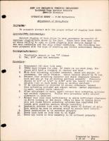 P-38 Hydraulics - Adjustment of Boom Doors