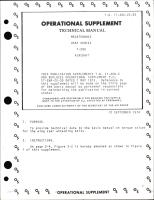 Operational Supplement to Maintenance Manual for USAF Series T-28A