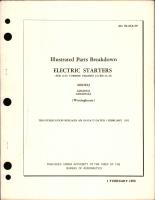 Illustrated Parts Breakdown for Electric Starters Models A28A8544 and A28A8544A 