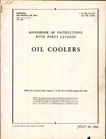 Instructions with Parts Catalog for Oil Coolers