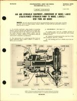 Air and Hydraulic Equipment Conversion of Model L-681C1 Strato-Power Hydraulic Pump to Model L-681C1J New York Air Brake