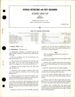 Overhaul Instructions with Parts Breakdown for Actuator, Linear Flap - 25783-1 