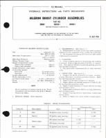 Overhaul Instructions with Parts Breakdown for Aileron Boost Assemblies