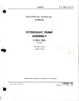 Overhaul for Hydraulic Pump Assembly - PF-3906-4 Series 