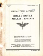 Service Tools Catalog for Rolls-Royce Aircraft Engines