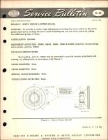 Servo Piston Locking Holes