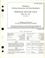 Overhaul Instructions with Parts Breakdown for Pneumatic Shut-Off Valve - Part 21011