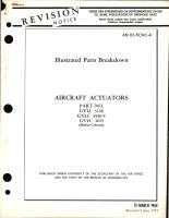 Illustrated Parts Breakdown for Aircraft Actuators - Part GYLC 3156, GYLC 3550-4 and GYLC 4029 