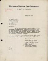 Correspondence Concerning the PD-18C1 and V-1650-7 Engine Performance Curve