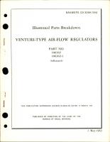 Illustrated Parts Breakdown for Venturi-Type Air-Flow Regulators - Parts 106362 and 106362-1